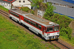 ŽOS Zvolen Class 813.0/913.0 - 913 042-8 operated by Železničná Spoločnost' Slovensko, a.s.