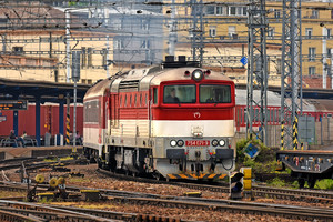 ČKD T 478.4 (754) - 754 071-9 operated by Železničná Spoločnost' Slovensko, a.s.