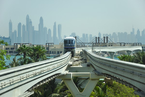 Hitachi Palm Jumeirah Monorail - Unknown vehicle ID operated by Serco Middle East