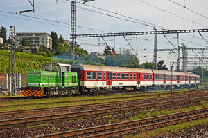 ČKD T 334.0 (710) - T334.001 operated by Železničná Spoločnost' Slovensko, a.s.
