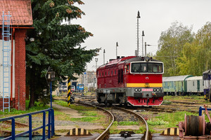 ČKD T 478.4 (754) - 754 034-7 operated by Železničná Spoločnost' Slovensko, a.s.