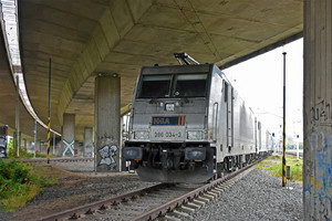 Bombardier TRAXX F140 MS - 386 034-3 operated by METRANS Rail s.r.o.