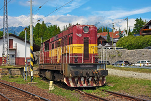 ČKD T 466.2 (742) - 742 418-7 operated by Železnice Slovenskej Republiky