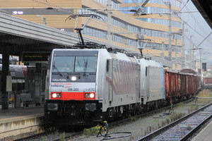 Bombardier TRAXX F140 MS - 186 281 operated by Rail Traction Company