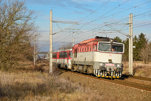 ČKD T 478.4 (754) - 754 003-2 operated by Železničná Spoločnost' Slovensko, a.s.