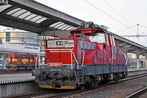 Škoda 51E - 210 051-9 operated by Rail Services Slovakia, s.r.o.