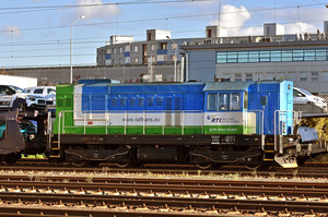 ČKD T 466.2 (742) - 742 026-8 operated by Railtrans International, s.r.o