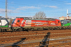 Bombardier TRAXX F140 MS - 186 382-8 operated by HSL Logistik GmbH