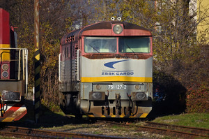 ČKD T 478.1 (751) - 751 127-2 operated by Železničná Spoločnost' Cargo Slovakia a.s.