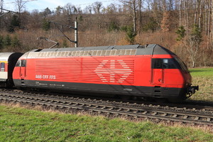 SBB Class Re 460 - 460 075 operated by Schweizerische Bundesbahnen SBB