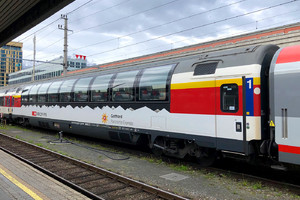 Class A - Apm - SBB Panoramawagen - 19-90 107-7 operated by Schweizerische Bundesbahnen SBB
