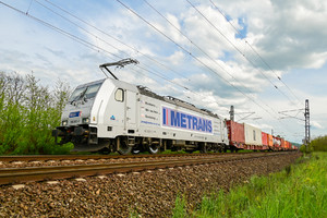 Bombardier TRAXX F140 MS - 386 005-3 operated by METRANS Rail s.r.o.