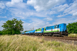 ČKD T 466.2 (742) - 742 026-8 operated by Railtrans International, s.r.o