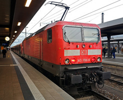 LEW Hennigsdorf DR Class 243 - 143 358-0 operated by Deutsche Bahn / DB AG