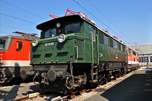 BBÖ Class 1670 - 1670.09 operated by Österreichische Gesellschaft für Eisenbahngeschichte (ÖGEG)