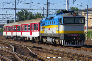 ČKD T 478.3 (753) - 750 183-6 operated by Železničná Spoločnost' Slovensko, a.s.