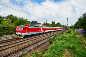 ŽOS Vrútky Class 361.0 - 361 001-1 operated by Železničná Spoločnost' Slovensko, a.s.
