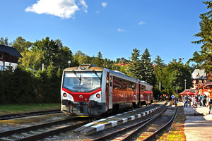 ŽOS Zvolen Class 813.1/913.1 - 813 112-4 operated by Železničná Spoločnost' Slovensko, a.s.