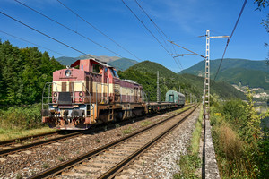 ČKD T 457 (730) - 730 617-8 operated by Železnice Slovenskej Republiky