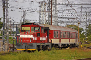 ŽOS Zvolen Class 712 - 712 416-7 operated by Železničná Spoločnost' Slovensko, a.s.
