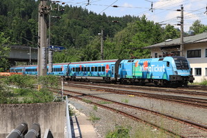 Siemens ES 64 U2 - 1116 244 operated by Österreichische Bundesbahnen