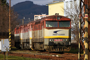 ČKD T 478.1 (751) - 751 036-5 operated by Železničná Spoločnost' Cargo Slovakia a.s.