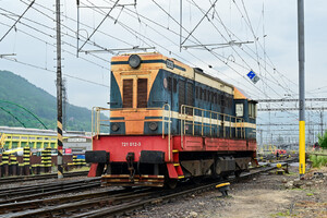 ČKD T 458.1 (721) - 721 012-3 operated by Železnice Slovenskej Republiky