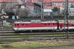 ŽOS Vrútky Class 361.1 - 361 101-9 operated by Železničná Spoločnost' Slovensko, a.s.