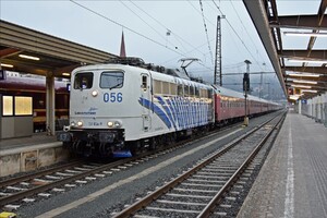 DB Class 151 - 151 056-9 operated by Lokomotion Gesellschaft für Schienentraktion mbH