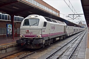 Vossloh Euro 3000 - 334.013.0 operated by Renfe Viajeros, S.A.