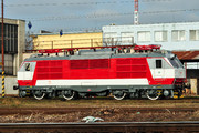 Škoda 55E - 350 015-4 operated by Železničná Spoločnost' Slovensko, a.s.