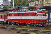 Škoda 55E - 350 002-2 operated by Železničná Spoločnost' Slovensko, a.s.