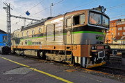 ČKD T 478.3 (753) - 750 096-0 operated by Kladenská dopravní a strojní s.r.o.