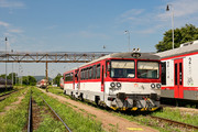 ŽOS Zvolen Class 812 - 812 034-1 operated by Železničná Spoločnost' Slovensko, a.s.
