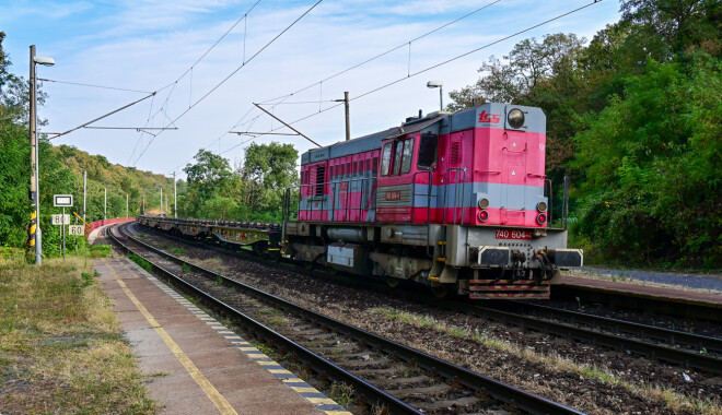 740 604-4 - ČKD T 448.0 (740) operated by TSS GRADE, a.s. taken by