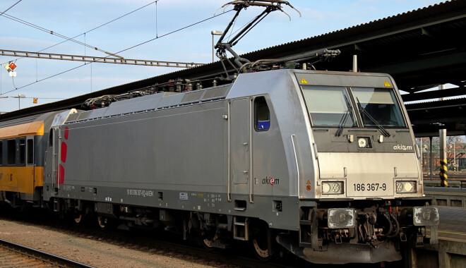 186 367-9 - Bombardier TRAXX F140 MS2 operated by RegioJet, a.s.
