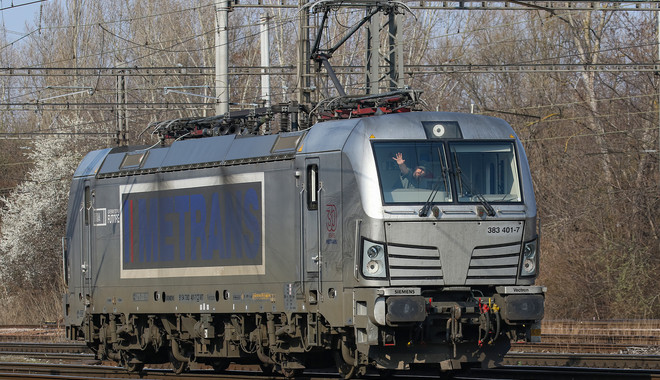 383 401-7 - Siemens Vectron MS operated by METRANS, a.s.